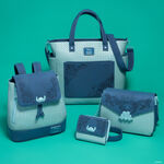 Stitch Embroidered Floral Convertible Backpack & Tote Crossbody Bag, , hi-res view 3