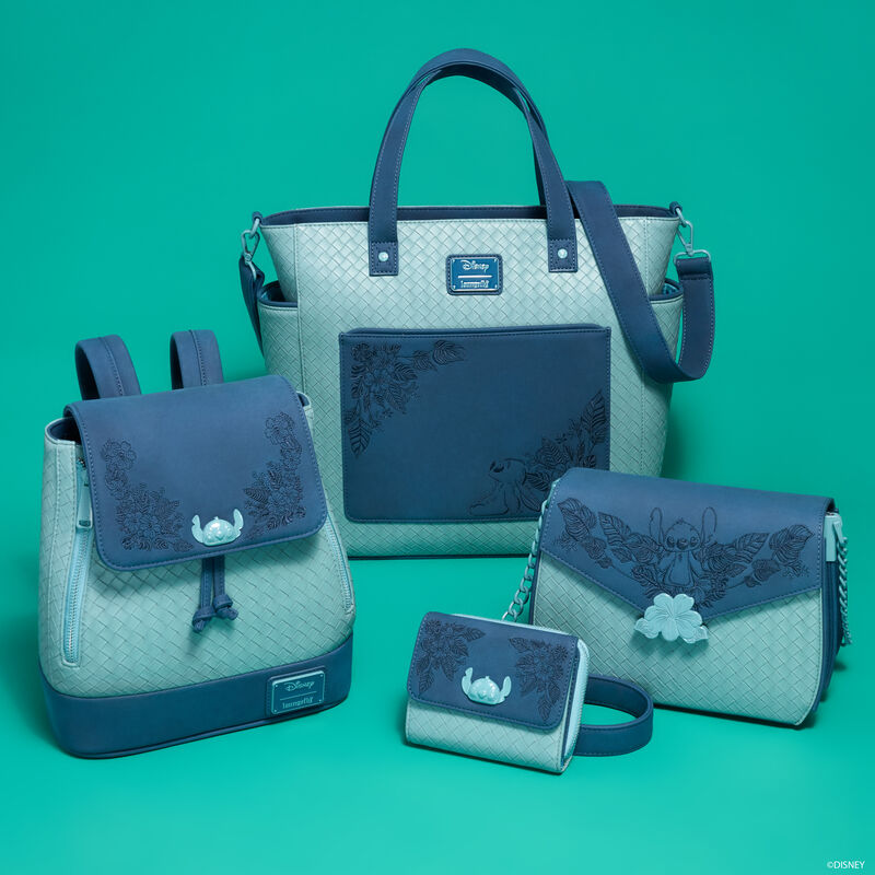 Stitch Embroidered Floral Convertible Backpack & Tote Crossbody Bag, , hi-res view 3