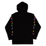 Mickey & Friends Holiday String Lights Glow Unisex Hoodie, , hi-res view 5