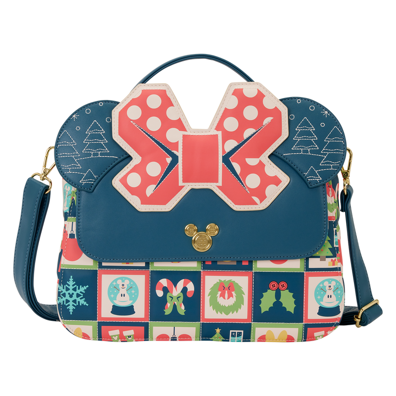 Minnie Mouse Holiday Crossbody Bag, , hi-res view 1