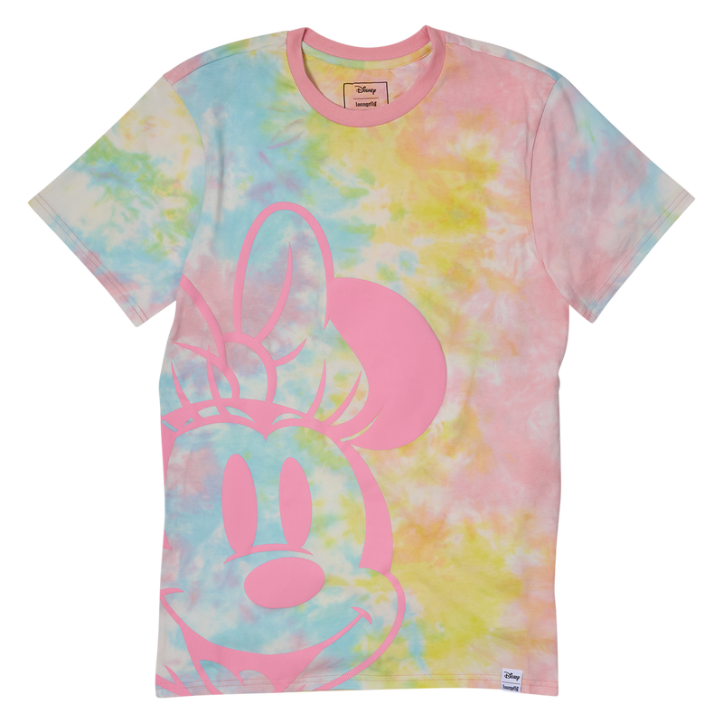 Minnie Mouse Pastel Tie-Dye Unisex Tee, , hi-res view 1