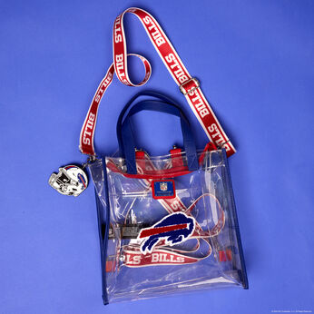 NFL Buffalo Bills Clear Convertible Backpack & Tote Crossbody Stadium Bag, Image 2