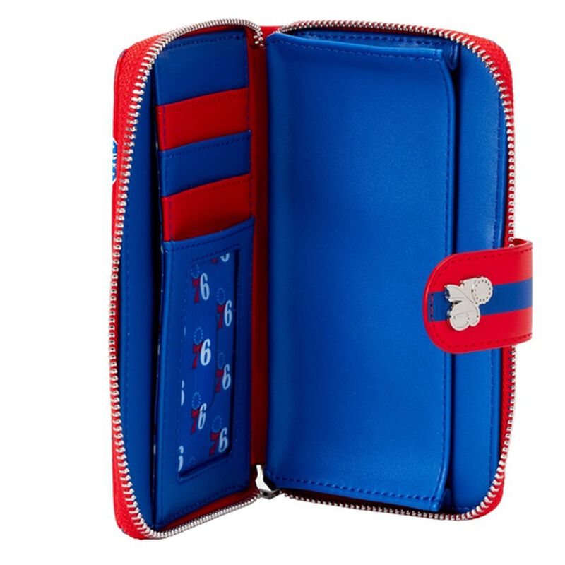 NBA Philadelphia 76ers Logo Zip Around Wallet, , hi-res view 5