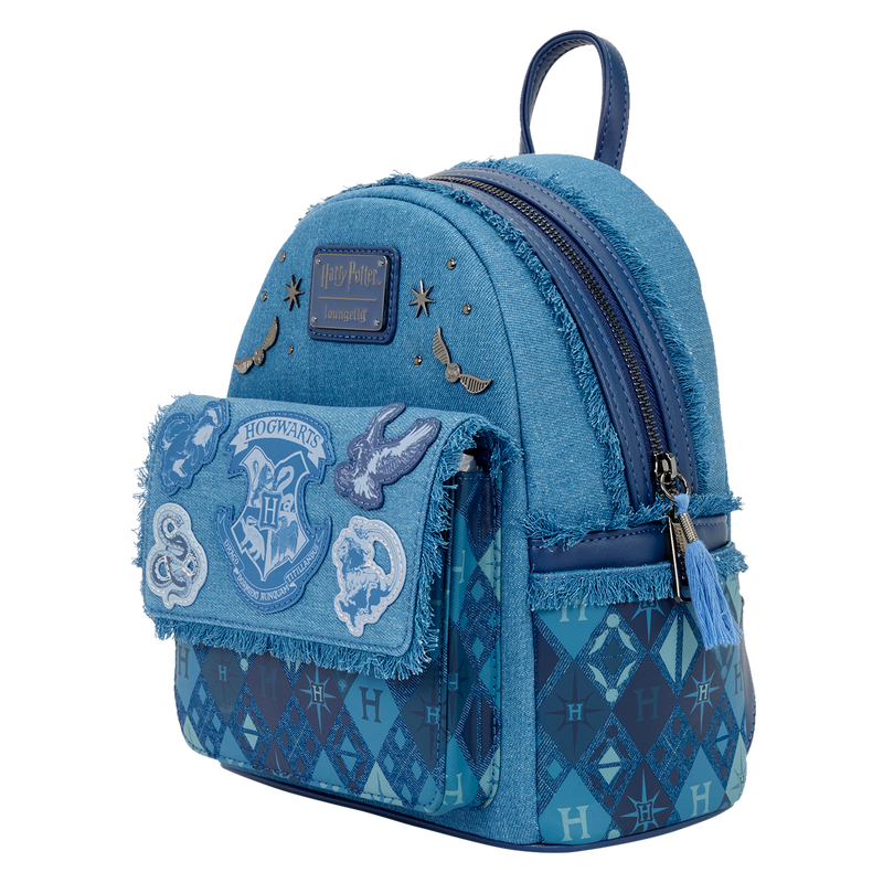Harry Potter Hogwarts Denim Mini Backpack, , hi-res view 4