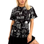 The Haunted Mansion All-Over Print Glow Unisex Tee, , hi-res view 1