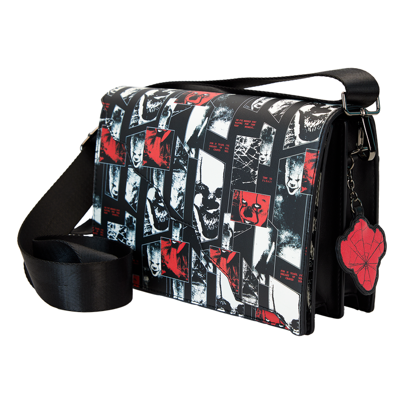 I Heart Horror It Pennywise Glow Crossbody Bag, , hi-res view 4