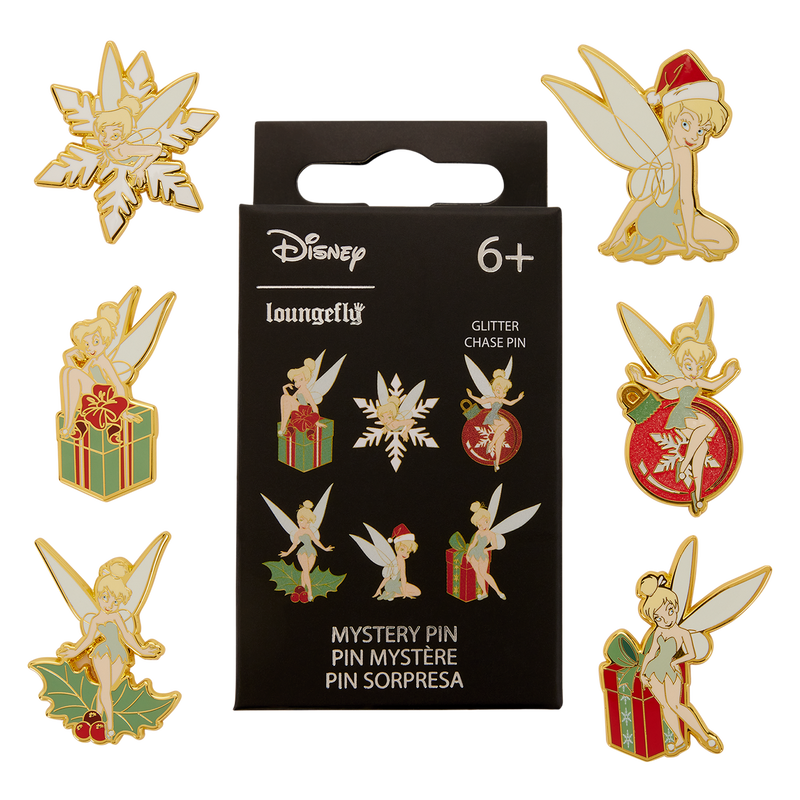 Peter Pan Tinker Bell Holiday Mystery Box Pin, , hi-res view 1