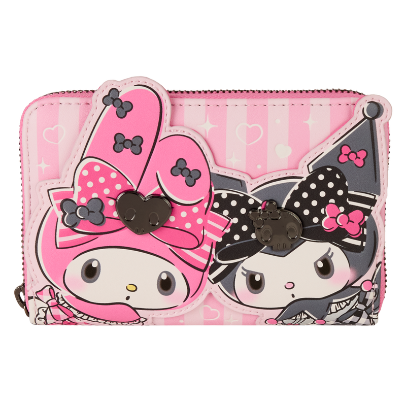 Sanrio My Melody & Kuromi Zip Around Wallet, , hi-res view 1