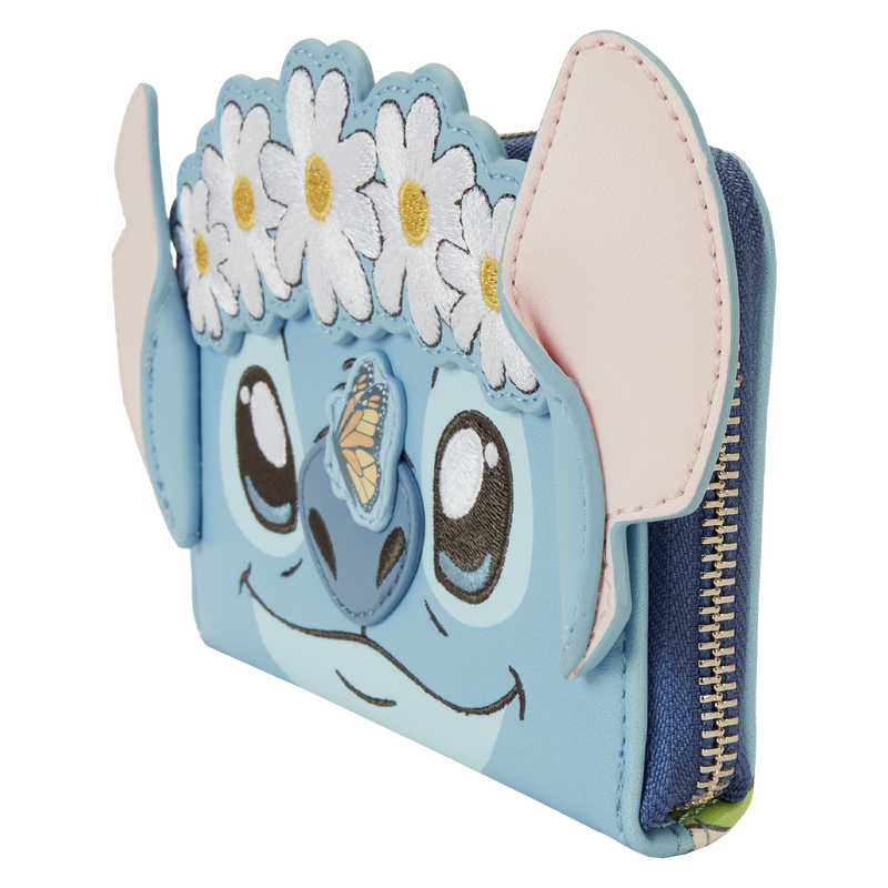 Stitch Springtime Daisy Cosplay Zip Around Wallet, , hi-res view 4