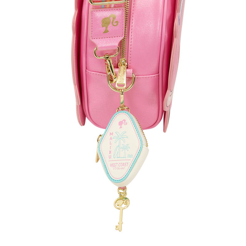 Barbie Corvette Car Light-Up Crossbody Bag with Coin Bag, , hi-res view 7