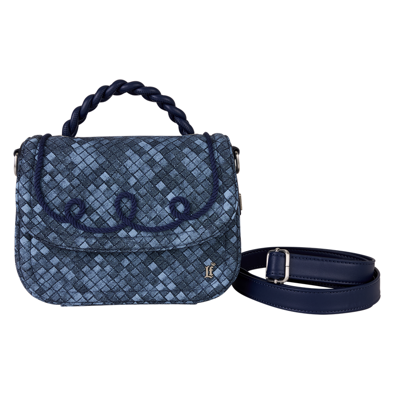 Loungefly Faux Denim Crossbody Bag, , hi-res view 1
