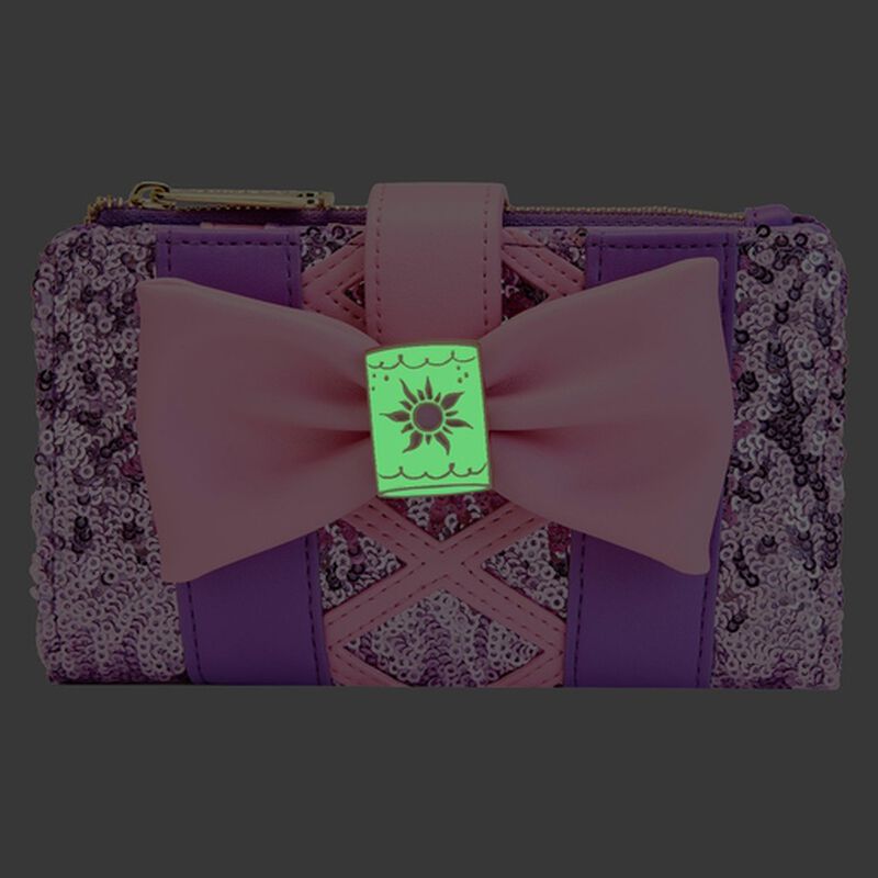 Tangled Exclusive Rapunzel Sequin Series Cosplay Flap Wallet, , hi-res view 4