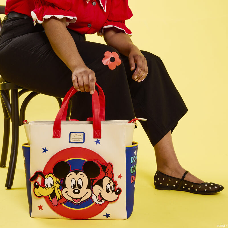 Mickey & Friends Classic Convertible Backpack & Tote Crossbody Bag LFlifestyle1 view 2