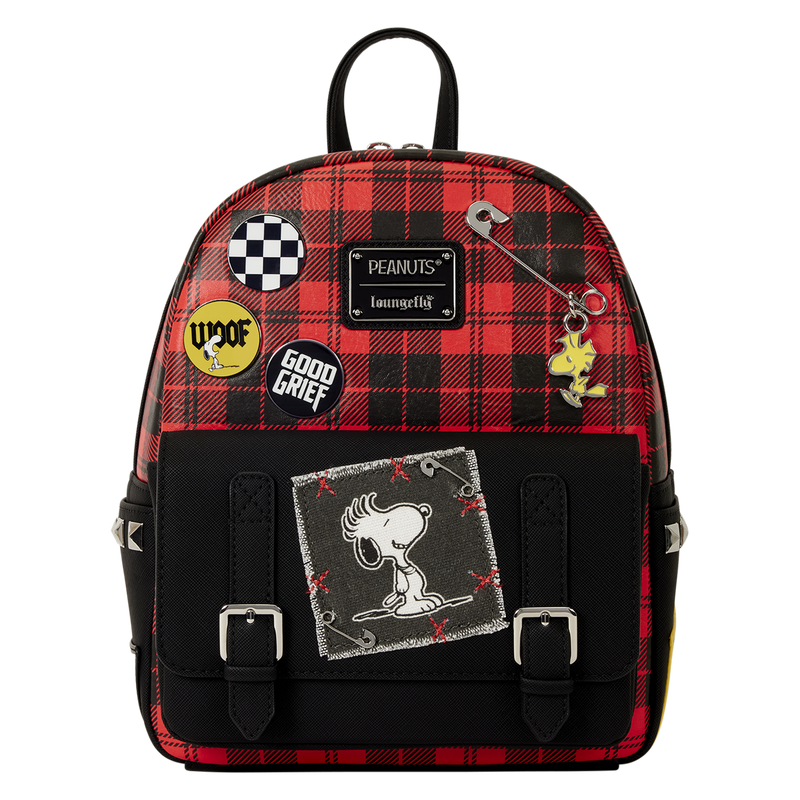 Peanuts Punk Snoopy Grunge Mini Backpack, , hi-res view 1