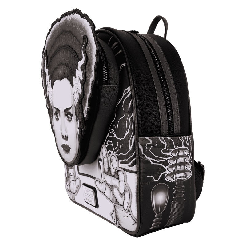 Universal Monsters Exclusive The Bride Of Frankenstein Glow Mini Backpack, , hi-res view 4