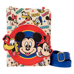 Mickey & Friends Classic All-Over Print Refillable Stationery Zip Around Crossbody Journal, , hi-res view 1