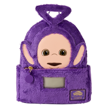Teletubbies Tinky-Winky Plush Cosplay Light Up Mini Backpack, Image 1