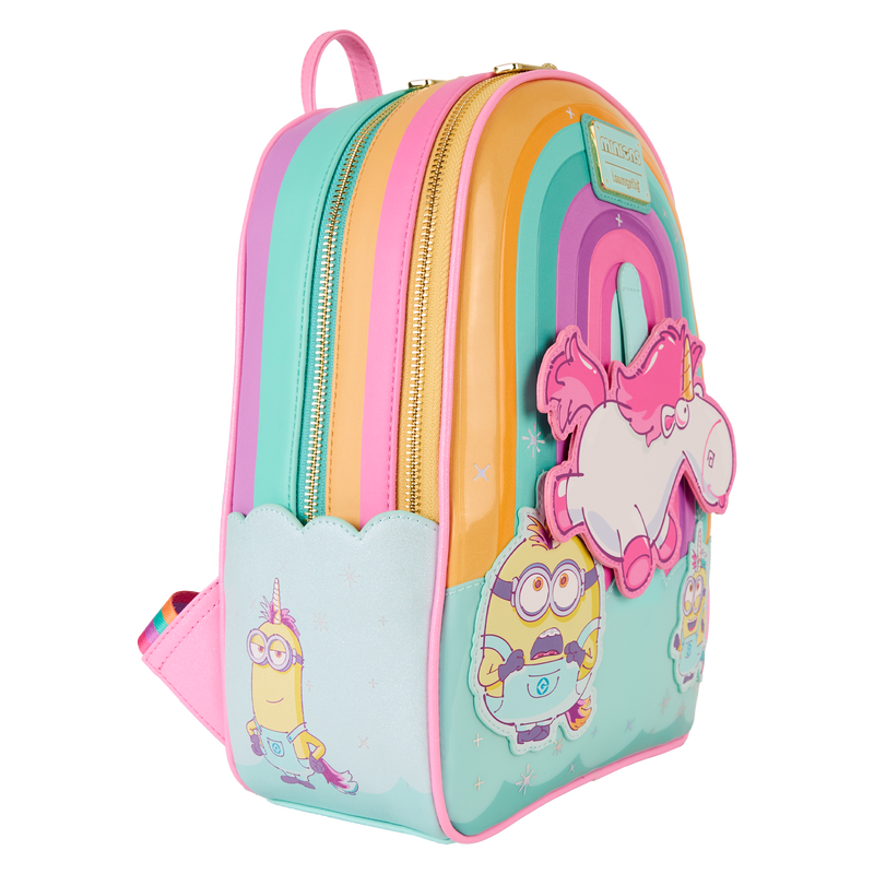 Minions Fluffy Unicorn Rainbow Mini Backpack, , hi-res view 5