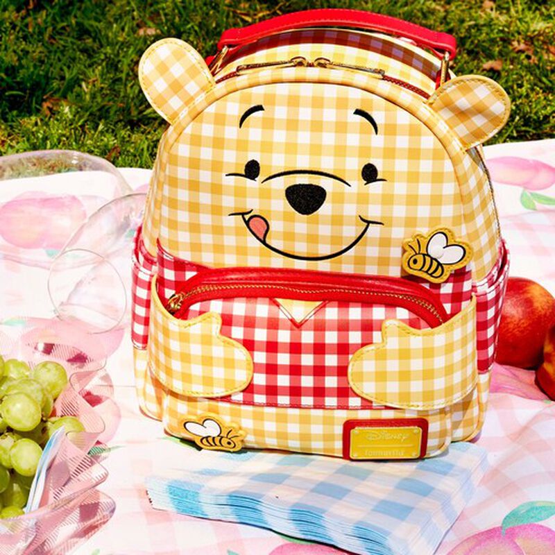 Winnie the Pooh Gingham Cosplay Mini Backpack, , hi-res view 2