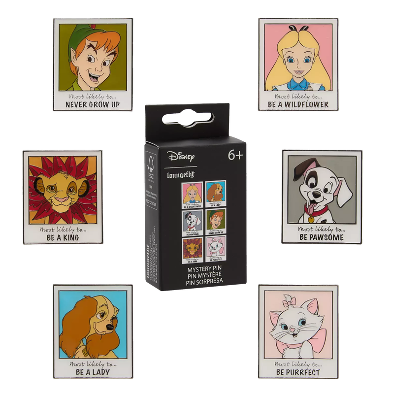 Disney Classics Year Book Portrait Mystery Box Pin, , hi-res view 1