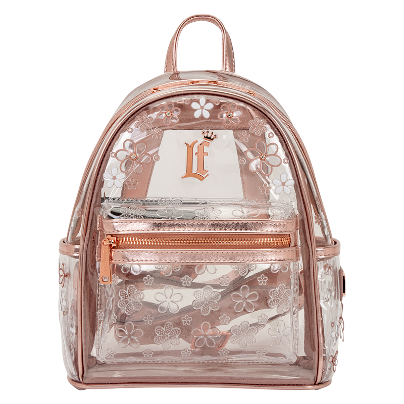 Loungefly Clear Floral Mini Backpack, , hi-res view 1