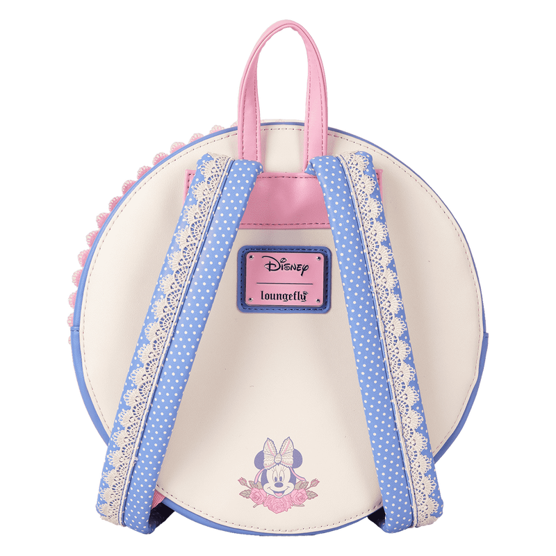 Minnie Mouse Floral and Lace Mini Backpack, , hi-res view 5