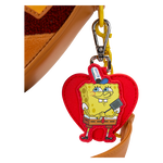 SpongeBob SquarePants Krabby Patty Plush Heart Figural Crossbody Bag, , hi-res view 5