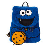 Sesame Street Cookie Monster Plush Cosplay Mini Backpack With Coin Bag, , hi-res view 6