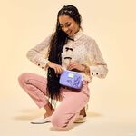 Daisy Duck 85th Anniversary Nylon Sling Crossbody Bag with Coin Bag LFlifestyle1 view 2