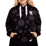 Minnie Mouse Floral Rock The Dots Unisex Hoodie, , hi-res view 1