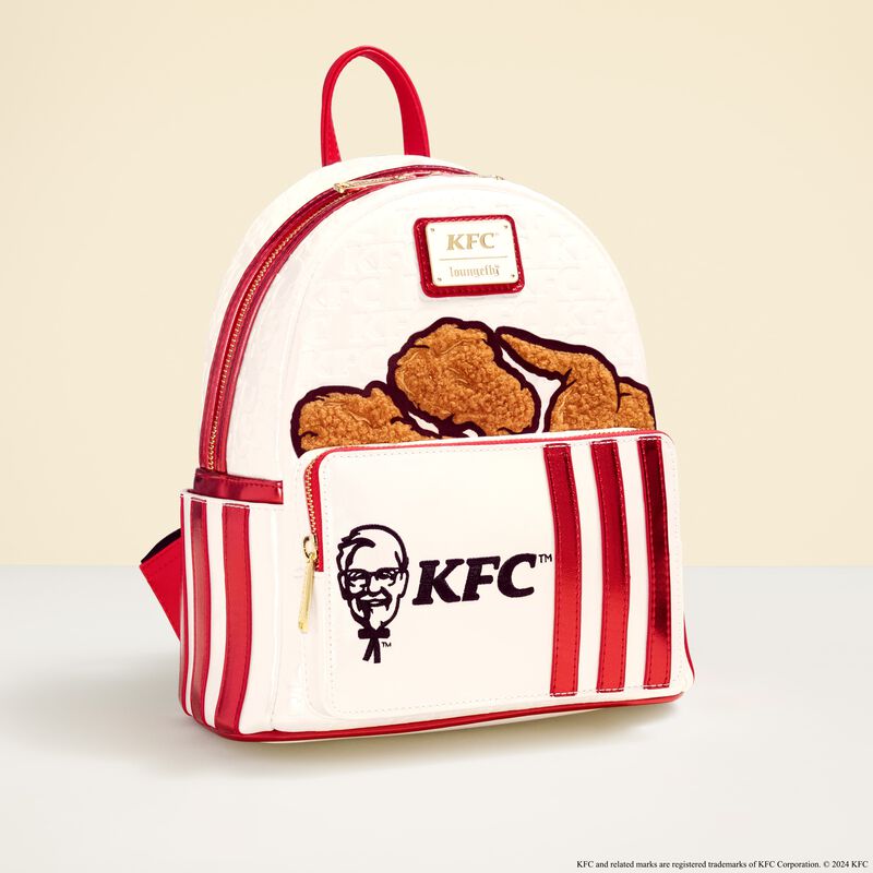 KFC Chicken Bucket Sherpa Mini Backpack LFlifestyle1 view 2