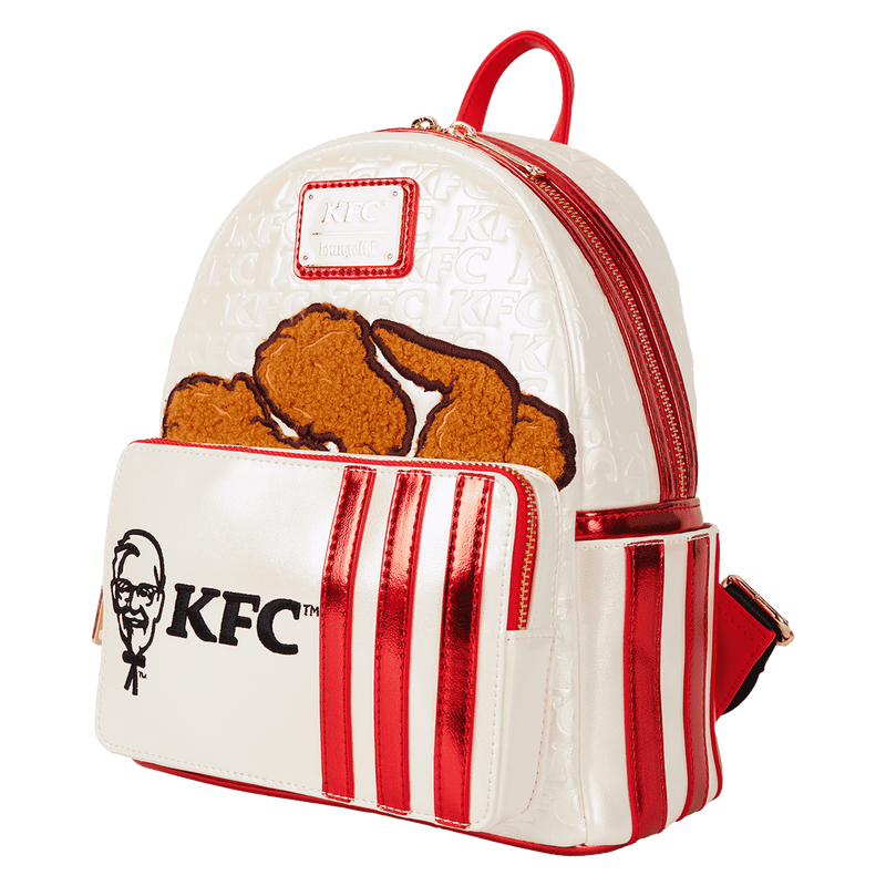 KFC Chicken Bucket Sherpa Mini Backpack, , hi-res view 4