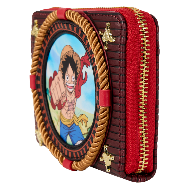 One Piece Luffy Zip Around Wallet, , hi-res view 5