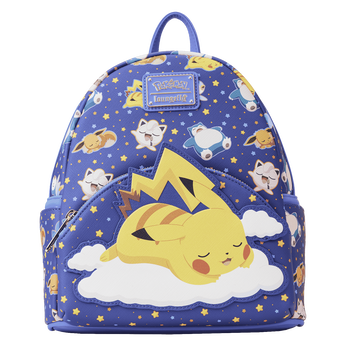 Sleeping Pikachu and Friends Mini Backpack,  Sleeping Pikachu and Friends Mini Backpack, Image 1