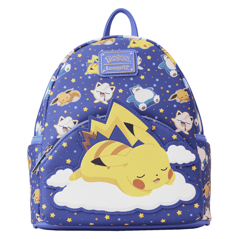 Sleeping Pikachu and Friends Mini Backpack, , hi-res view 1