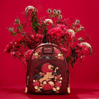 Harry Potter Gryffindor House Floral Tattoo Mini Backpack, , hi-res view 2