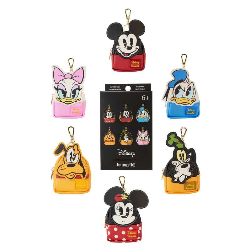 Mickey & Friends Picnic Cosplay Mystery Mini Backpack Keychain Charm, , hi-res view 1