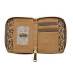 Stitch Brown Debossed Wallet, , hi-res view 4