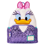 Daisy Duck 85th Anniversary Sequin Plush Cosplay Mini Backpack, , hi-res view 1