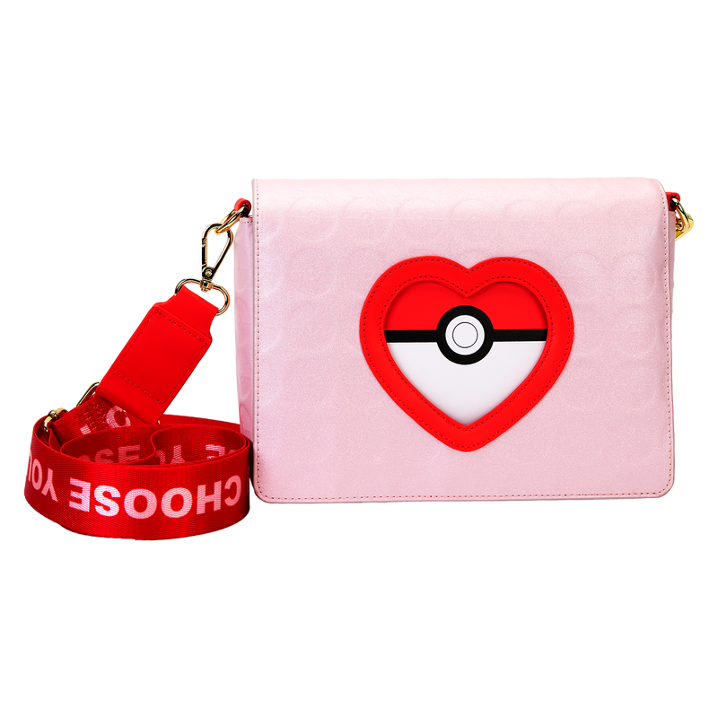 Pok&eacute;mon Exclusive I Choose You Hearts Crossbody Bag, , hi-res view 1