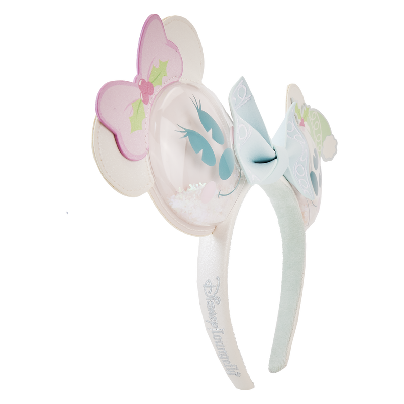 Mickey & Minnie Pastel Snowman Ear Headband, , hi-res view 6