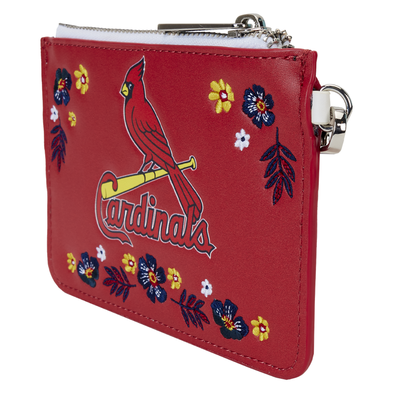 MLB St. Louis Cardinals Floral Card Holder Wristlet Clutch, , hi-res view 4