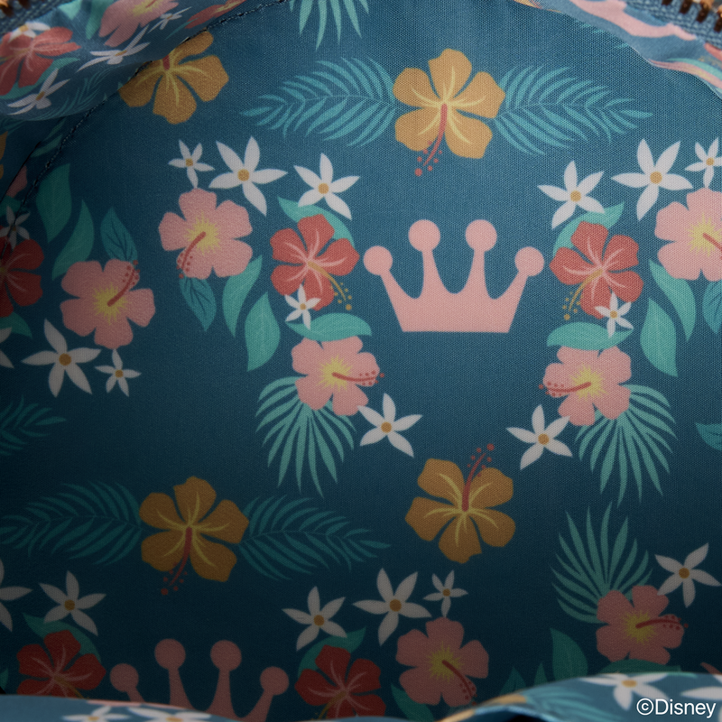 Loungefly Tropical Lemon Floral Convertible Mini Backpack & Crossbody Bag, , hi-res view 5