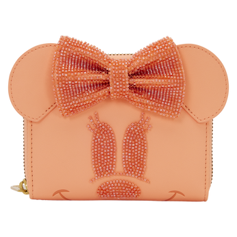 Minnie Mouse Exclusive Coral Zip Around Wallet, Image 1