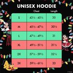 Mickey & Friends Holiday String Lights Glow Unisex Hoodie, , hi-res view 6