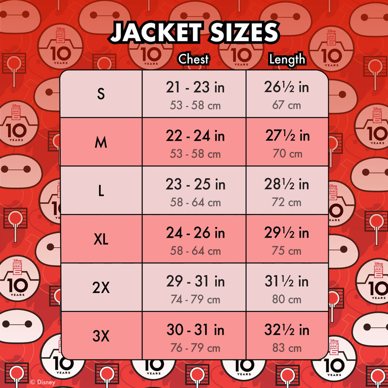 Big Hero 6 10th Anniversary Baymax & Friends Unisex Bomber Jacket, , hi-res view 5