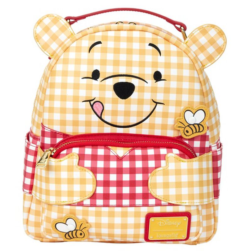 Winnie the Pooh Gingham Cosplay Mini Backpack, , hi-res view 1