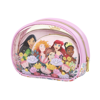 Princess Floral 3 Piece Cosmetic Bag Set, Image 2
