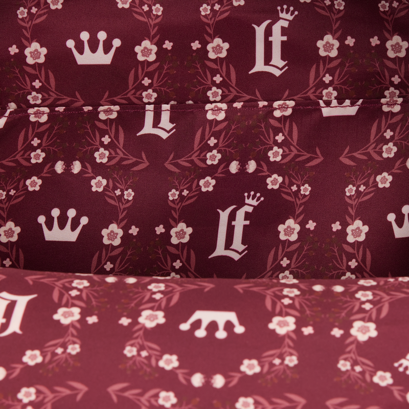 Loungefly Cream & Red Floral Mini Backpack, , hi-res view 5