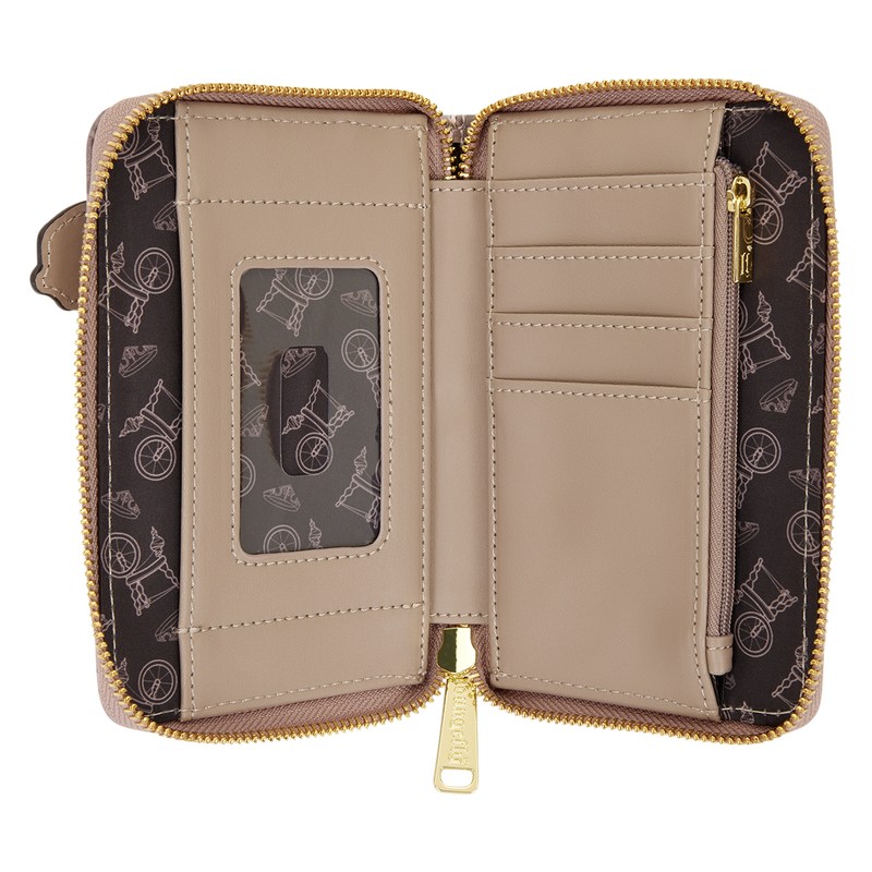 Sleeping Beauty & Maleficent Spinning Wheel Zip Around Wallet, , hi-res view 4